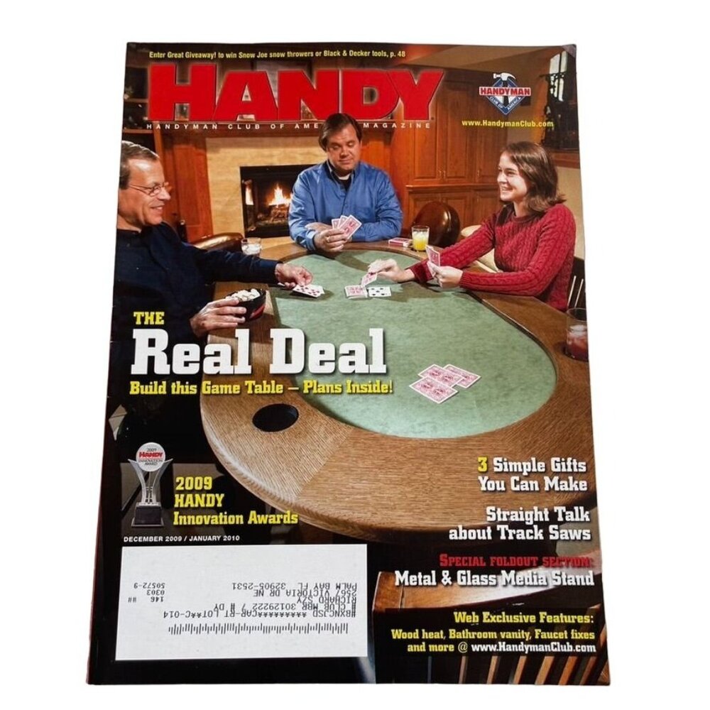 Handyman Club of America Magazine Vol 17 Issue 97 No 6 Dec Jan 2009 2010 u Game
